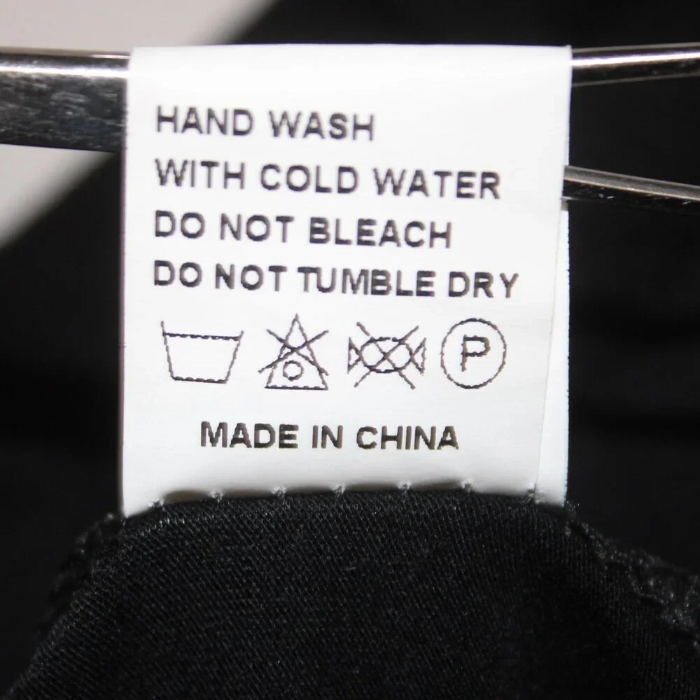 Mode Lia Legging Pant Sz L x 29 Black Gold Embellishment Swirls Rayon Leggings - Picture 9 of 12